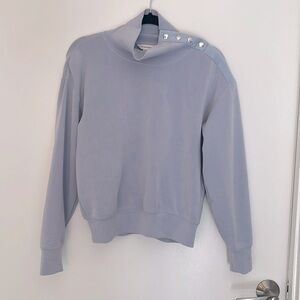 Club Monaco Light Blue Mock Neck Pullover​​​​​​​​​​​​​​​​​​​​​​​​​​